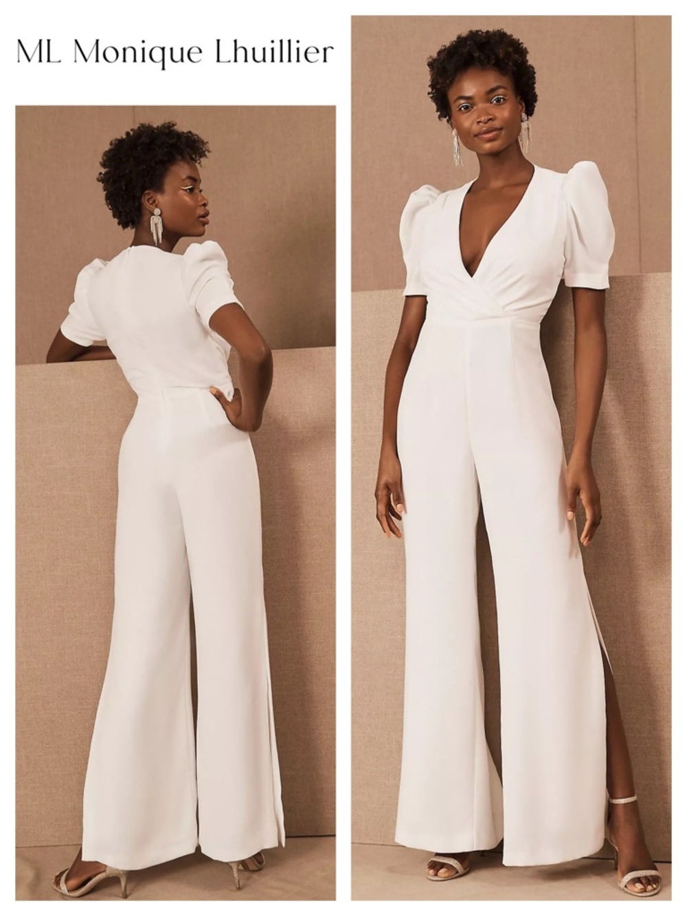 ML Monique Lhuillier Almena Jumpsuit